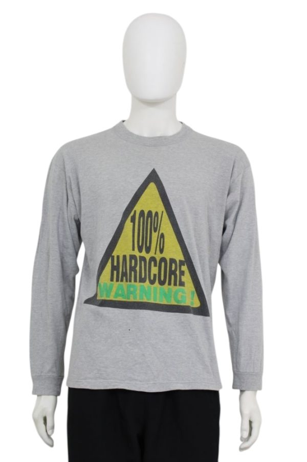 100% Hardcore Warning Longsleeve LS241