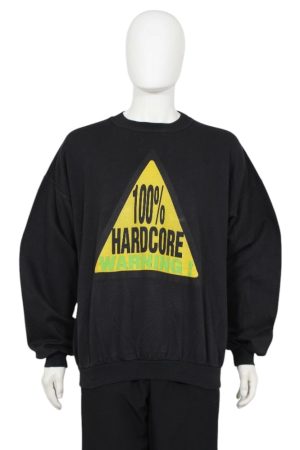 D-Boy Black Label “100% Hardcore Warning” Sweater SWT106