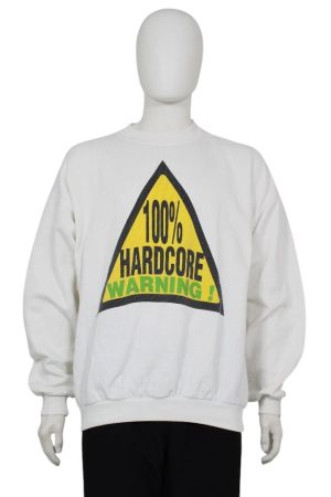 D-Boy Black Label “100% Hardcore Warning” Sweater SWT110