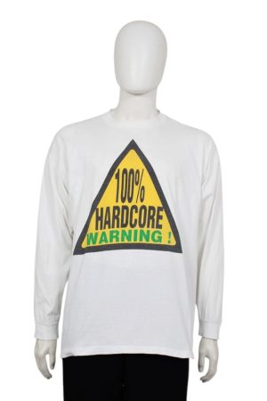 100% Hardcore Warning Longsleeve LS281